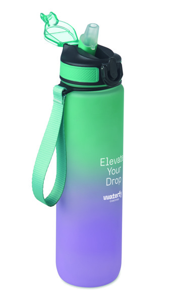 Športna steklenica Activate RPET, prostornina 1L - Turkizna