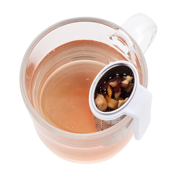 Tea Infuser Leaflet - White