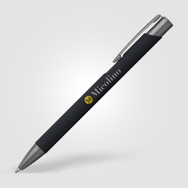 Stylo Crosby Gunmetal Softy - Noir / Laser
