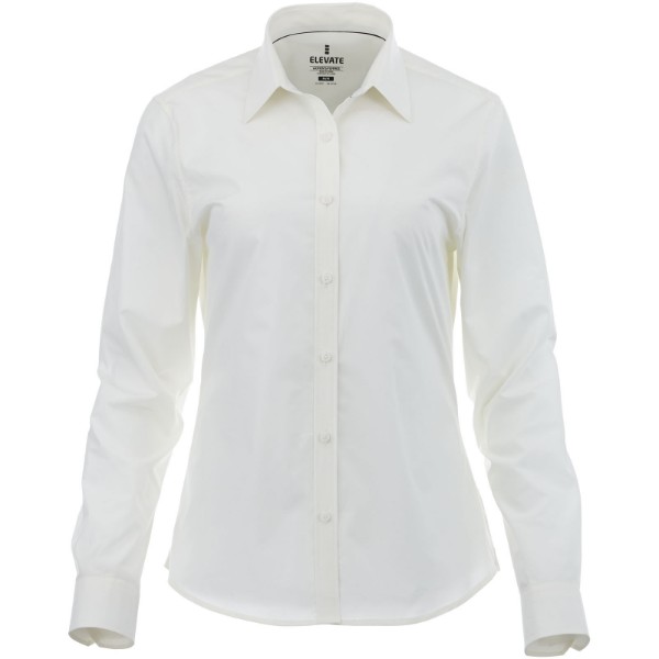 Camisa de manga larga de mujer "Hamell" - Blanco / XL