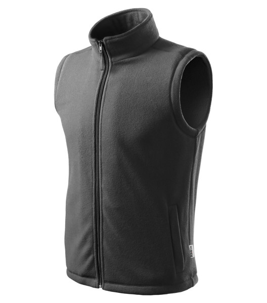 Fleece Vesta Unisex Rimeck® Next - Ocelově Šedá / M