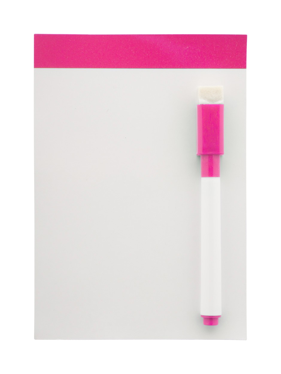 Magnetic Noteboard Yupit - Pink / White