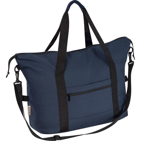 Duffel bag made from recycled cotton WESLEY - Darkblue