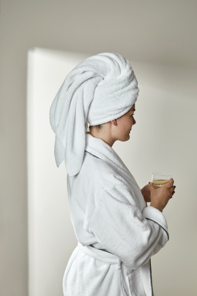 VINGA Harper bathrobe L/XL - White