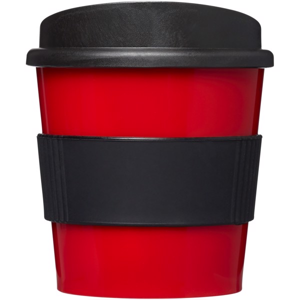 Americano® primo 250 ml tumbler with grip - Red / Solid Black