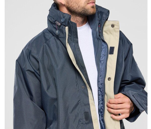 Veste 3 en 1 avec blouson polaire - BLACK / POLAIRE CHARCOAL / XL
