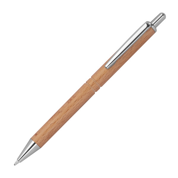 Drevené guľôčkové pero - Beige