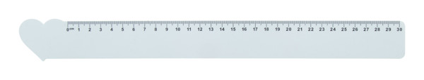 30 Cm Ruler Couler 30, House - White