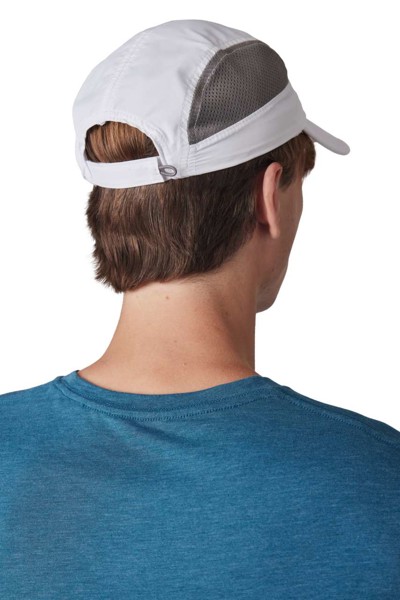 Foldable Sports Cap - White / Grey