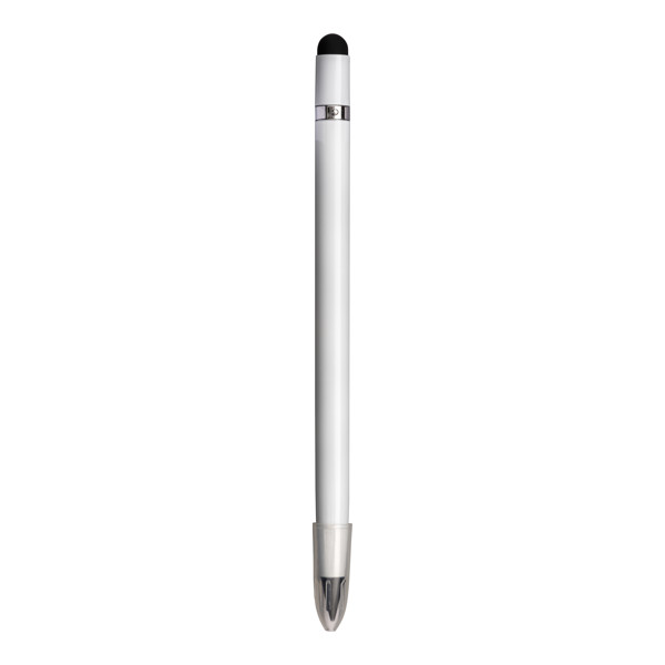 Long-Lasting Erasable Aluminum Pencil With Touch Screen Eraser And Eraser - White