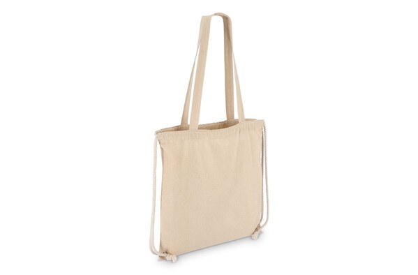 Sac fourre-tout à cordon en coton OEKO-TEX® 38 x 42cm 140g/m².