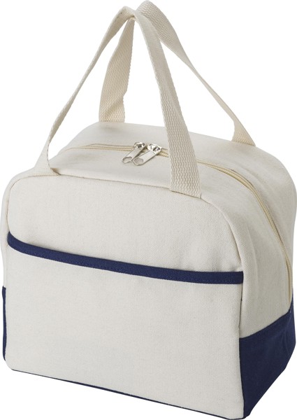 Saco térmico em algodão (280 gr/m²) Alex - Navy / Natural