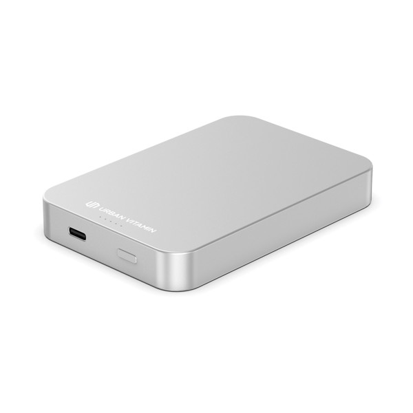 Urban Vitamin Compton  RCS plastic/alu 10.000 mah powerbank - Silver