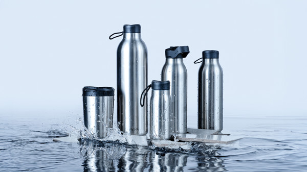 Avira Ain 150ml Reiseflasche aus RCS rec. Stainless-Steel - Silber