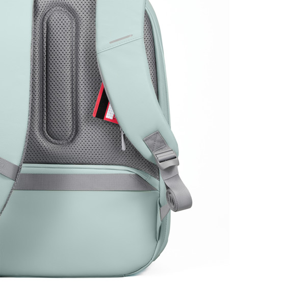 Xd Design Bobby Edge backpack, anti-theft,rPET - Green / Grey