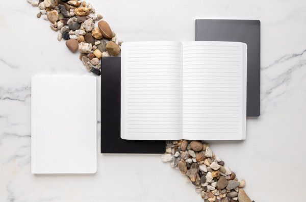 Impact softcover stone paper notebook A5 - White