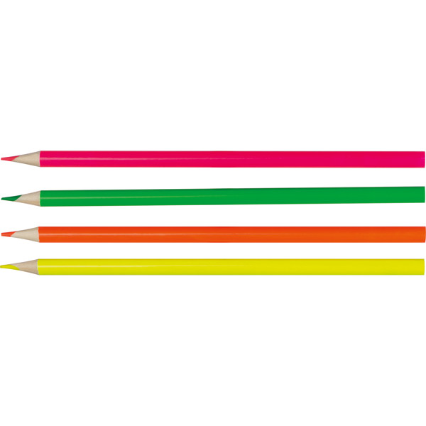 Set of 4 crayon highlighters ASHLEY - Multicolored