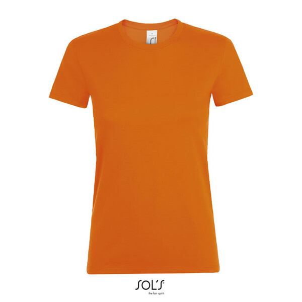 REGENT T-SHIRT SENHORA 150g Regent Women - LaranjaL