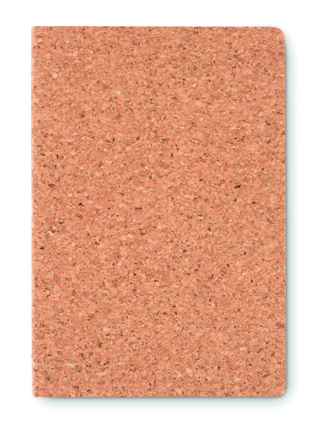 Bloco A5 com capa de cortiça Notecork