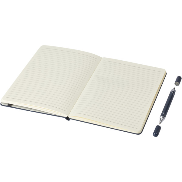 Ensemble stylo à bille et carnet de notes Skribo - Marine