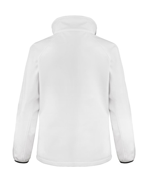 Ladies' Printable Softshell Jacket - White / Black / S (10)