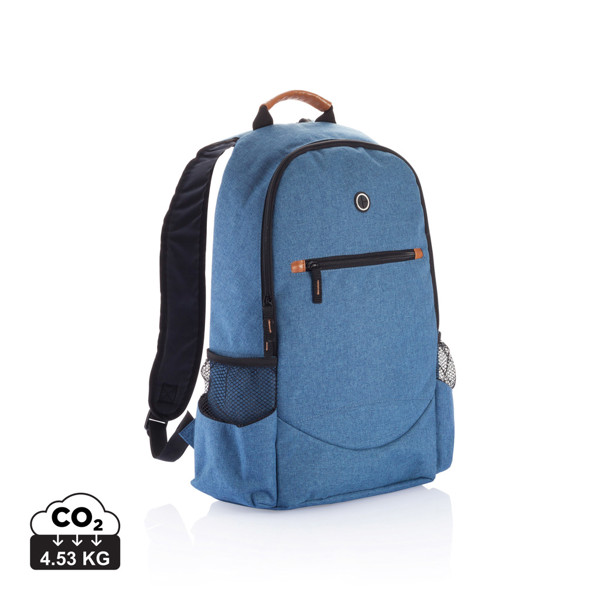 Modischer Duo Tone Rucksack, PVC-frei - Blau