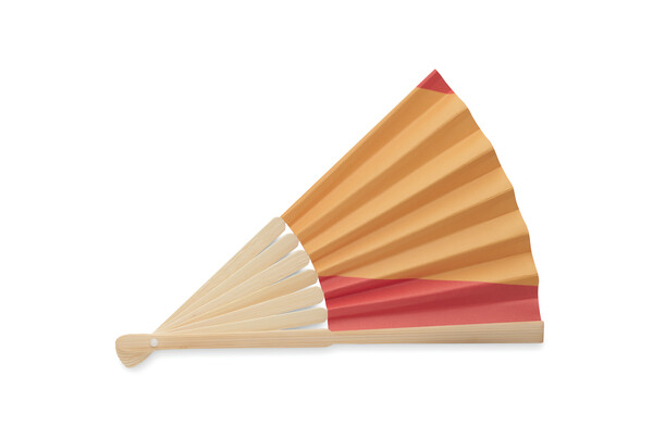 Manual fan flag design Funfan - Red