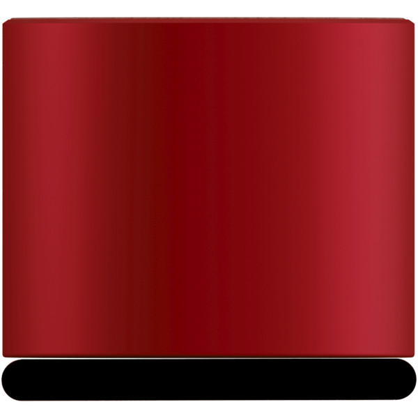 SCX.design S26 Lautsprecher Ring mit Leuchtlogo - mittelrot / schwarz