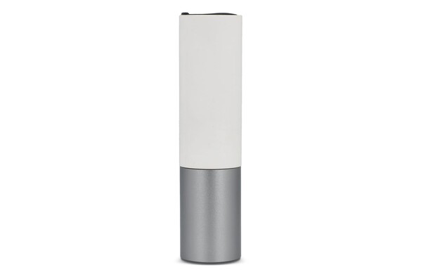 Lampe de poche LED rechargeable 10 W avec fonction zoom 300 lm - Blanc