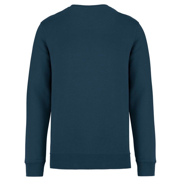 Eco-Friendly Unisex Round Neck Sweatshirt - Peacock Blue / 2XL