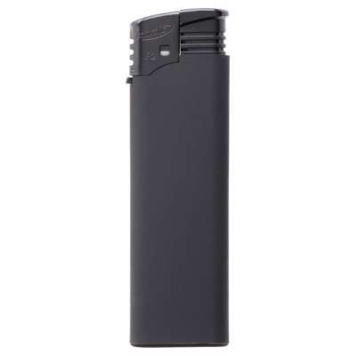 Electronic lighter, rubberized matte Atomic F2 Rubber, black/black