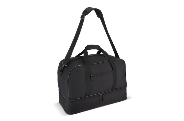 Sac de sport et de voyage en R-PET 600D 55,5 x 25 x 36 cm 50 L - Noir