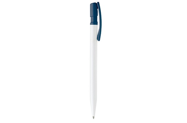 Nash ball pen hardcolour - White / Dark blue