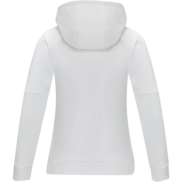Sayan sweater med halv lynlås og hætte til kvinder - Hvid / M