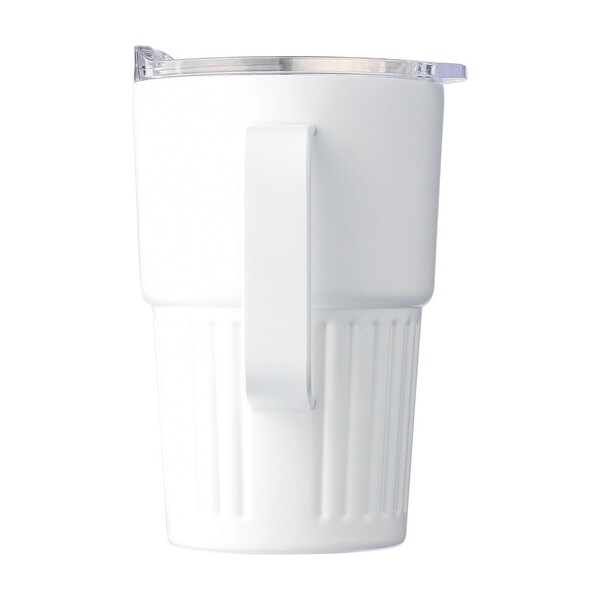 Drinking mug Calo | Recycled stainless steel | 450 ml - white