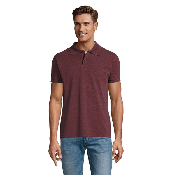 PERFECT MEN Polo homen 180g - Bordô 2 Tons3XL