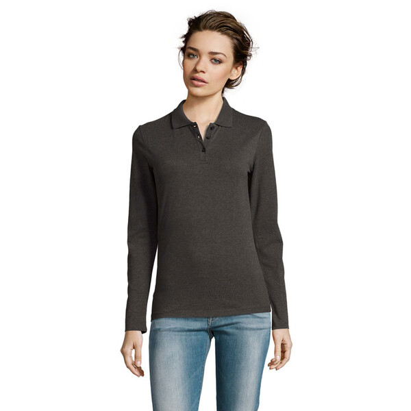 PERFECT SENHORA LSL POLO180 Perfect Lsl Women - Antracite MatizadoS