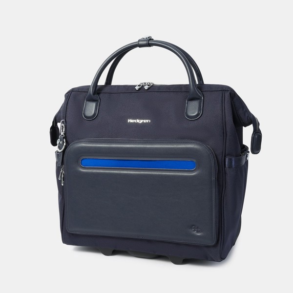 VENTI | Geantă laptop cu roți 15.6" + RFID - Hedgren - Peacot Blue