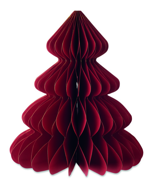 Décoration de Noël en papier Harmobig - Rouge