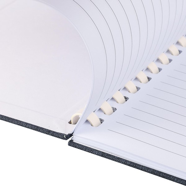 Caderno rPET (A5) Ilias Original - preto