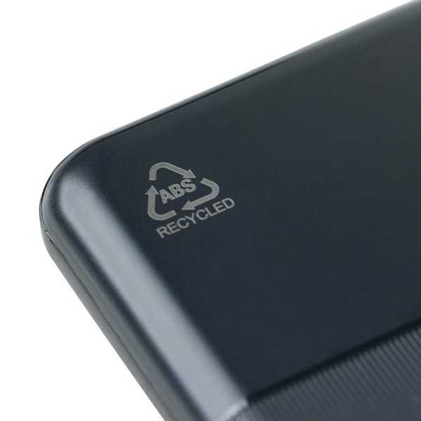 Recycled ABS powerbank Tavi - White