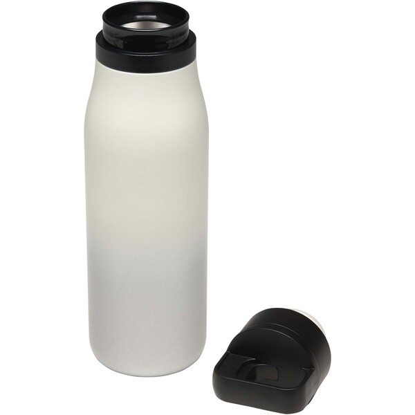 SMART 500 ml RCS recycled stainless steel double wall vacuum insulated tumbler - White