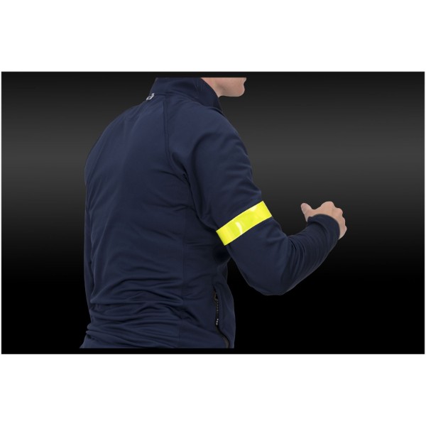 Brassard slap RFX™ réfléchissant de 44 cm en PVC - Jaune néon
