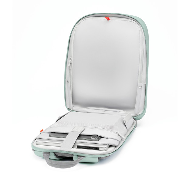 Xd Design Bobby Edge backpack, anti-theft,rPET - Green / Grey