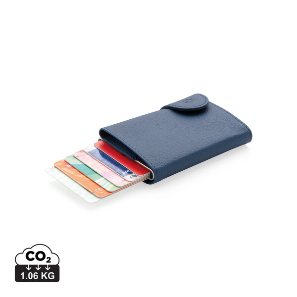RFID puzdro na karty a bankovky C-Secure - Modrá