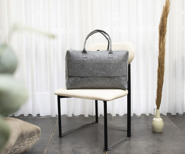 Saco de viagem em feltro RPET Savannah - Grey