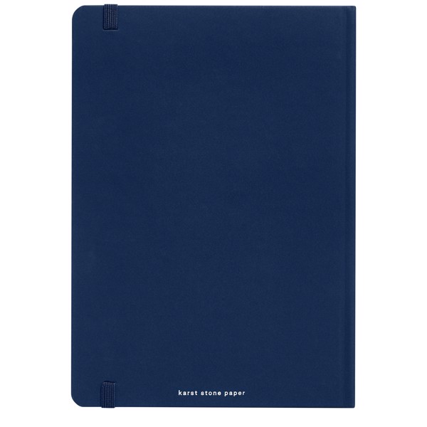 Carnet à couverture rigide K’arst® A5-ligné - Marine