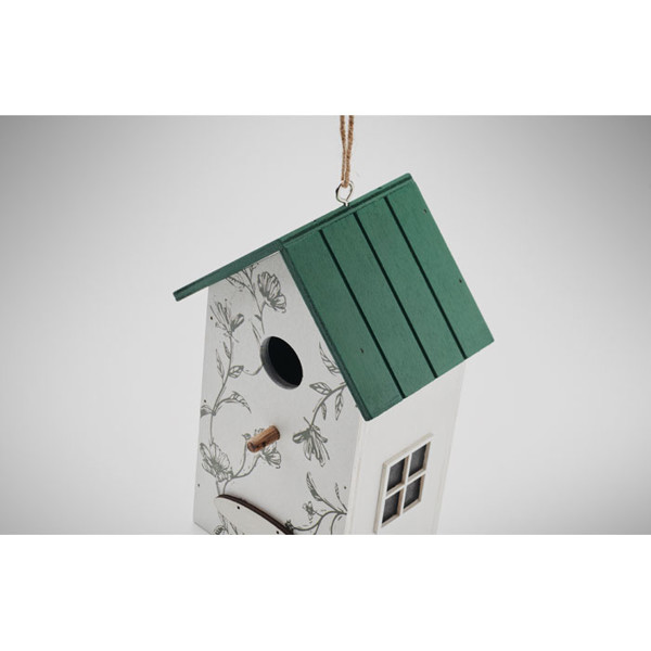 Bird house in plywood Greenjay