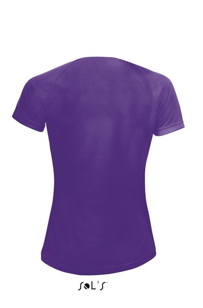 SOL'S SPORTY WOMEN - T-SHIRT ΜΕ ΜΑΝΊΚΙΑ RAGLAN - Dark Purple / XL