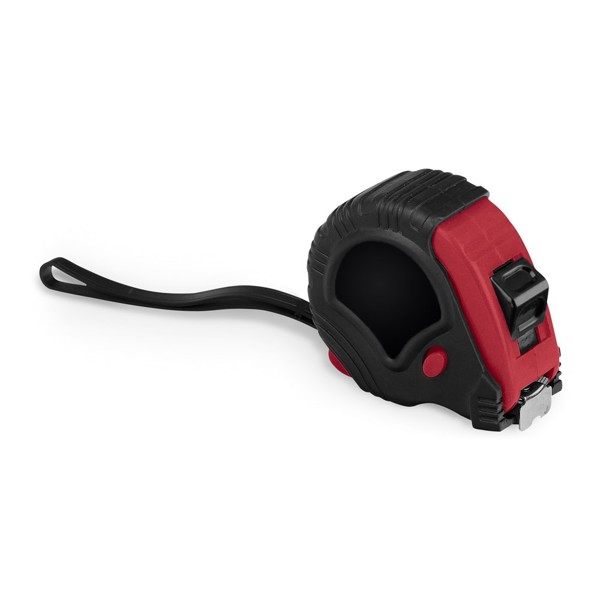 GULIVER V. Meter s dĺžkou 5 m, z ABS s brzdou - Červená